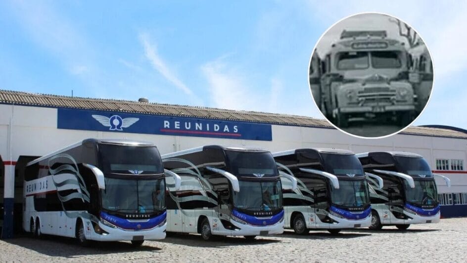 Ele começou com um único ônibus em uma estrada de chão e transformou negócio familiar em império do transporte