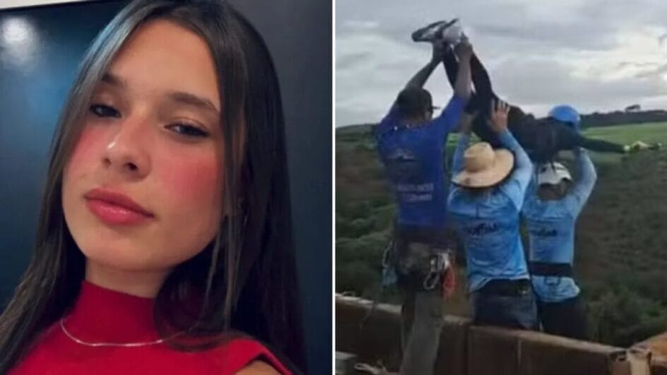 Maria Eduarda Rodrigues de Freitas foi arremessada da Ponte do Esqueleto (Foto: Redes sociais, Reprodução)