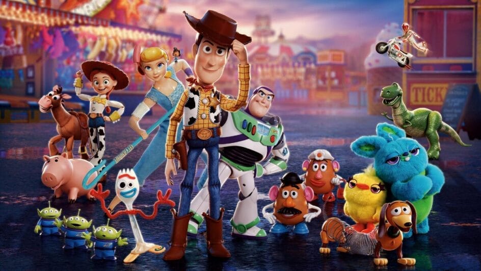 Woody, Buzz, Jessie e outros personagens de Toy Story voltam ao centro da memória afetiva da franquia, que atravessou gerações falando de amizade, despedidas e mudanças. (Foto: Divulgação/Disney/Pixar)