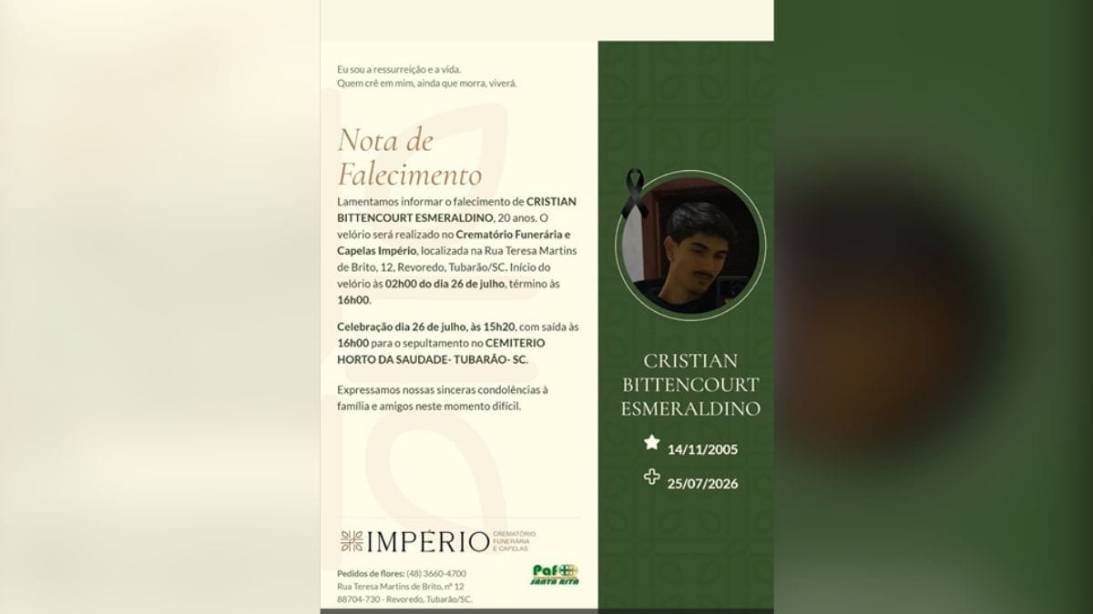 Velório de Cristian Bittencourt 