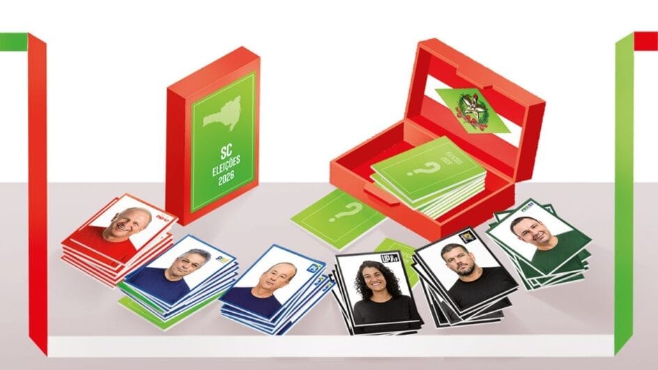 Álbum de figurinhas das Eleições 2026