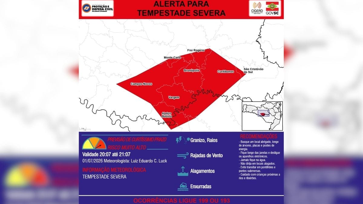 Alerta da Defesa Civil