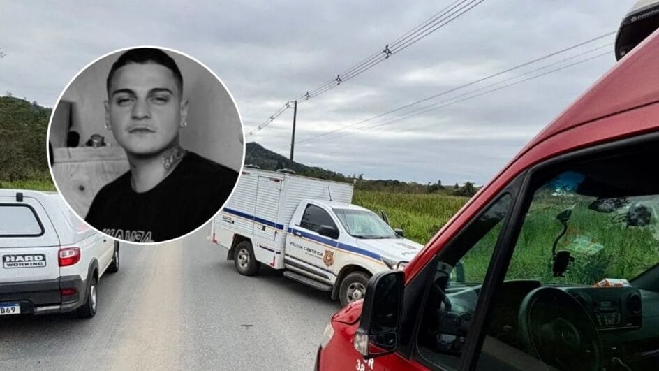 quem era o motociclista que morreu na Estrada Rio do Morro em Araquari