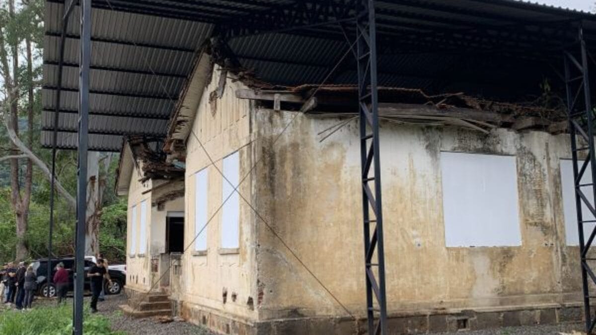 Casa de Pernoite da Estação Ferroviária Uruguai, em Piratuba