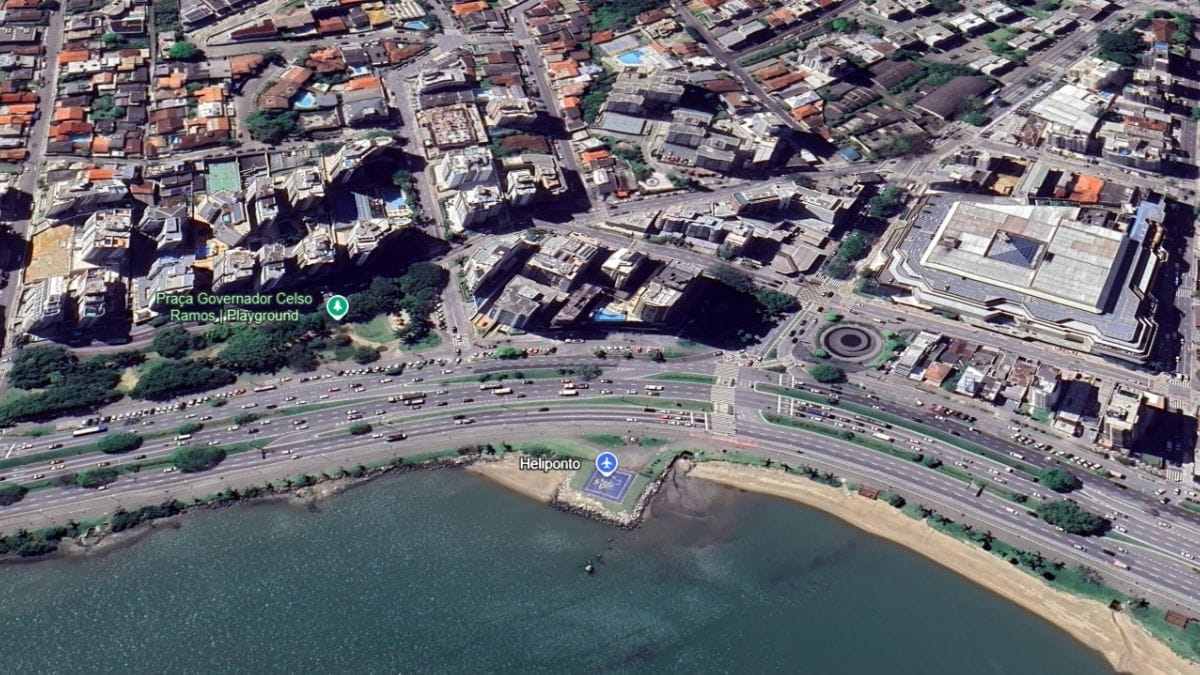 Beiramar Shopping e Praça Governador Celso Ramos em 2026