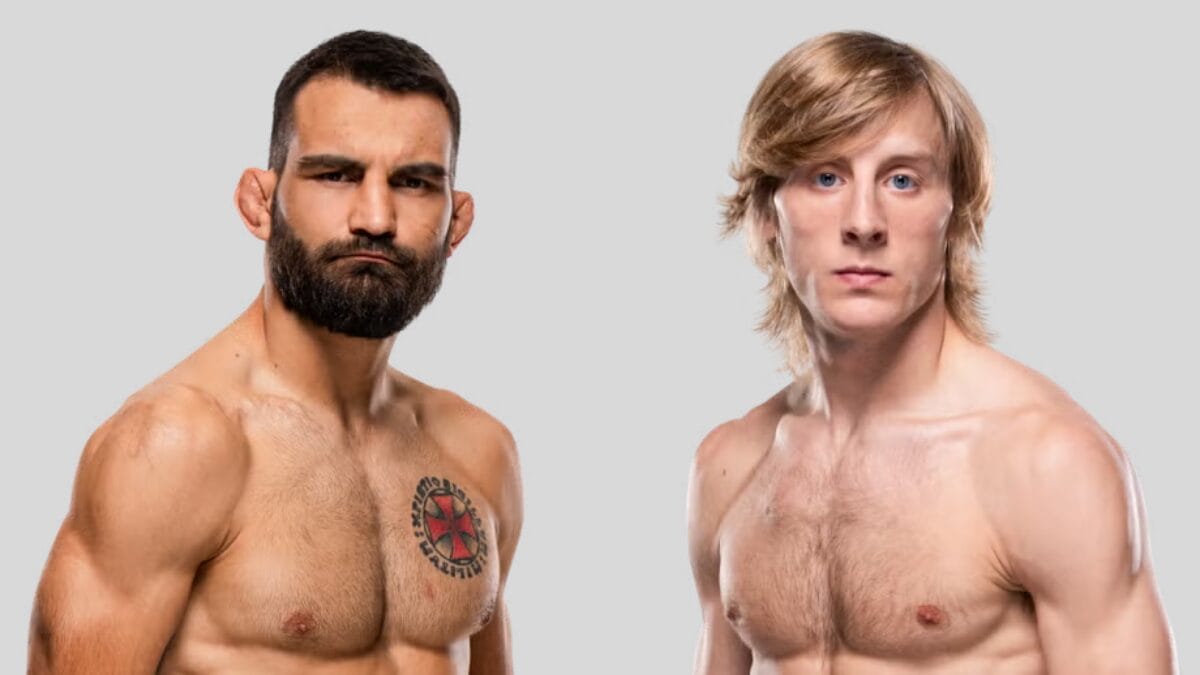 Benoît Saint Denis x Paddy Pimblett fizeram a co-luta principal do UFC 329 (Foto: Divulgação, UFC)