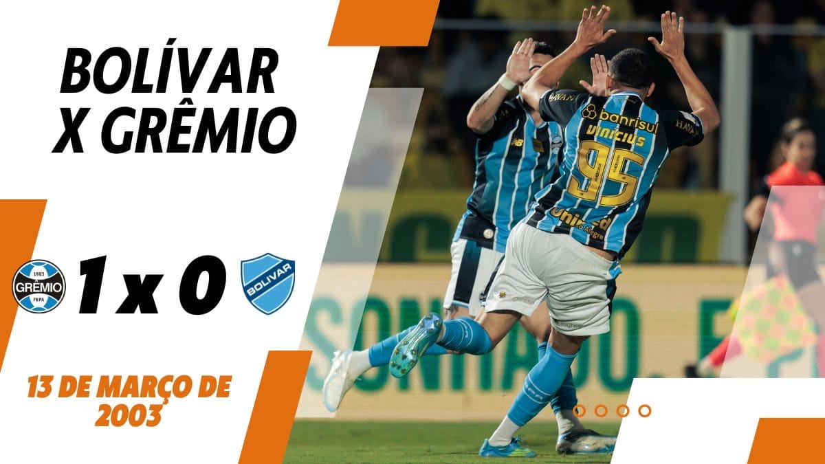 Bolívar x Grêmio - histórico