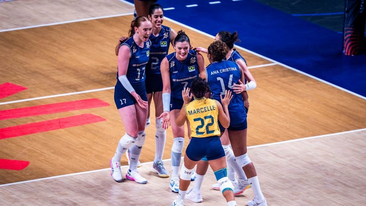 Brasil vence a Itália e conhece adversário da final da VNL feminina 2026