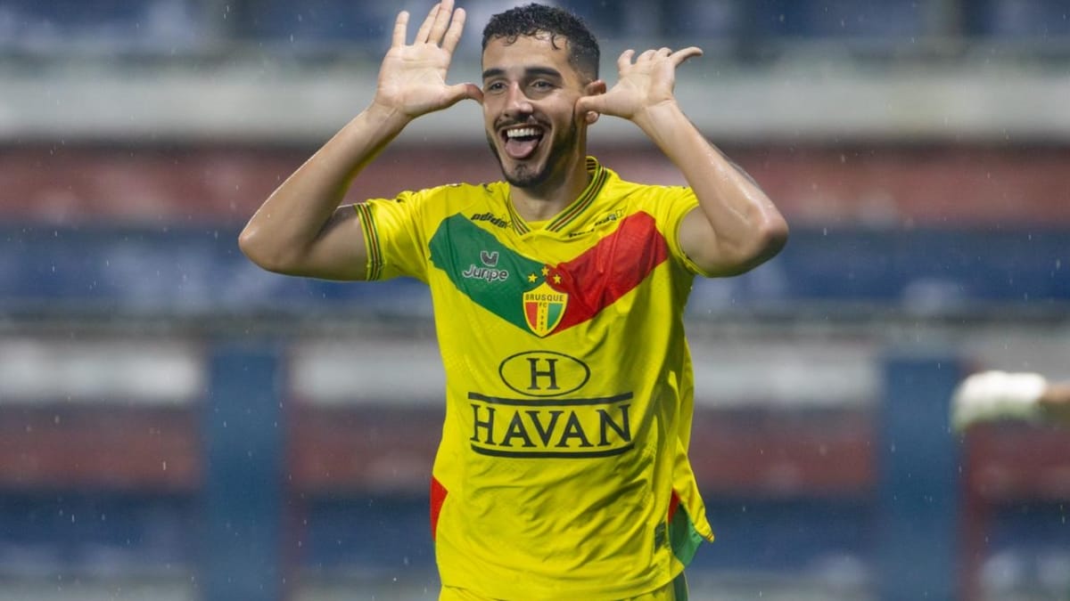 Brusque venceu jogando em casa (Foto: Lucas Gabriel Cardoso, Brusque FC)