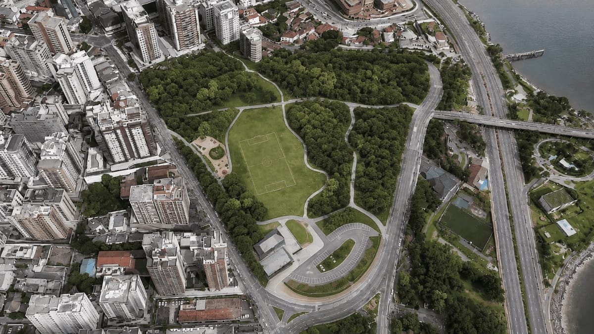 Campo esportivo (Foto: Divulgação, Dimas Construções)