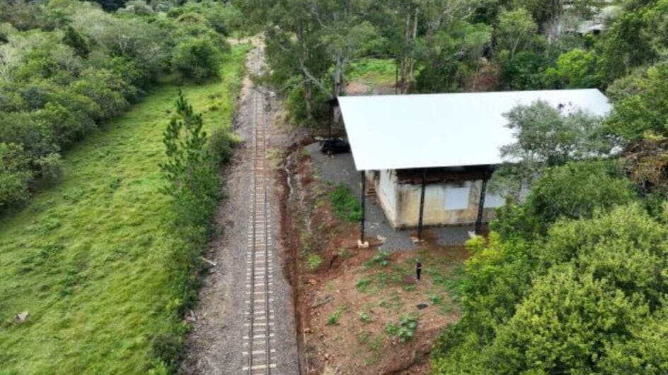 Casa de Pernoite da Estação Ferroviária Uruguai, em Piratuba