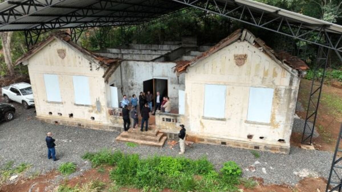 Casa de Pernoite da Estação Ferroviária Uruguai, em Piratuba