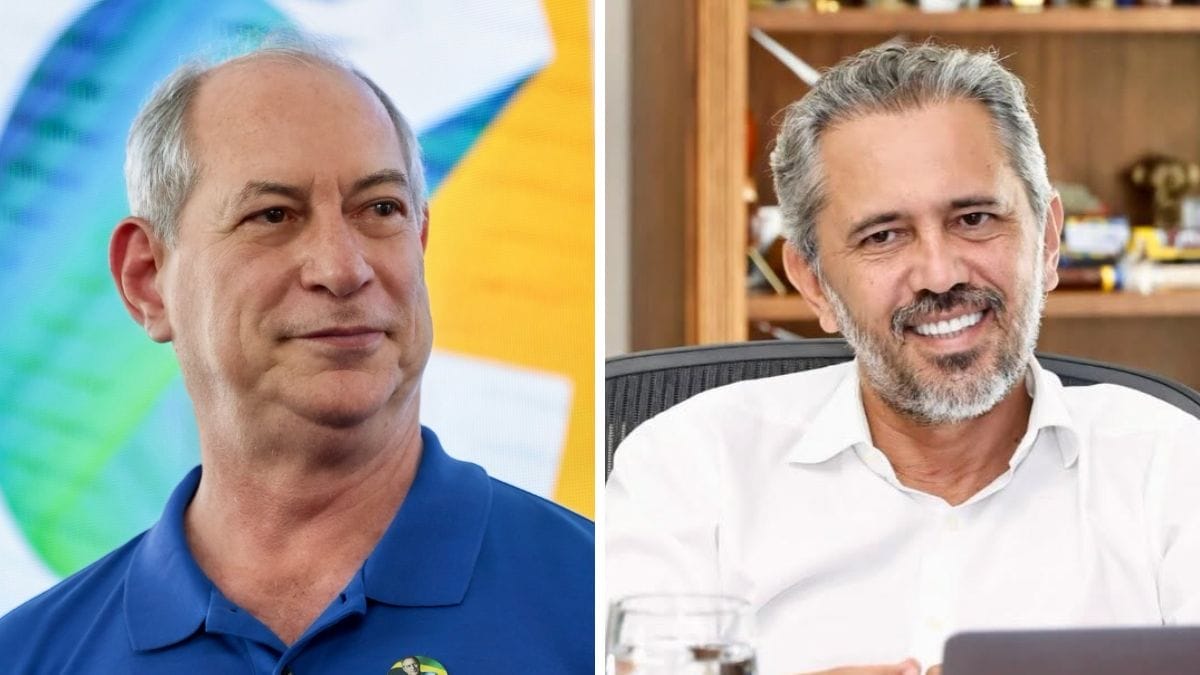 Ciro Gomes (PSDB) e Elmano de Freitas (PT), candidatos ao governo do Ceará nas Eleições 2026