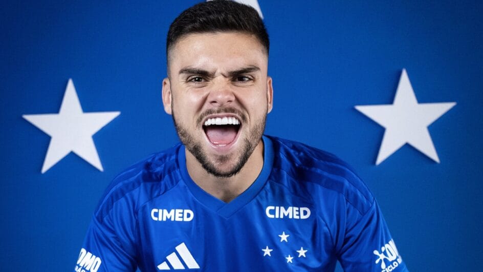Atacante Gabriel Pec no Cruzeiro (Foto: Gustavo Aleixo, CEC)