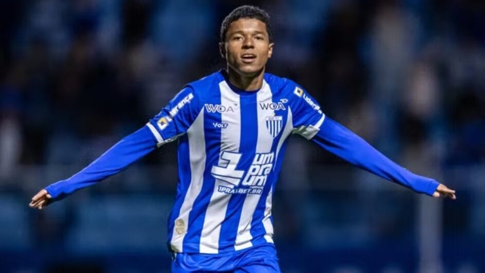 Thayllon em ação pelo Avaí na Copa Sul-Sudeste (Foto: Fabiano Rateke, Avaí FC)