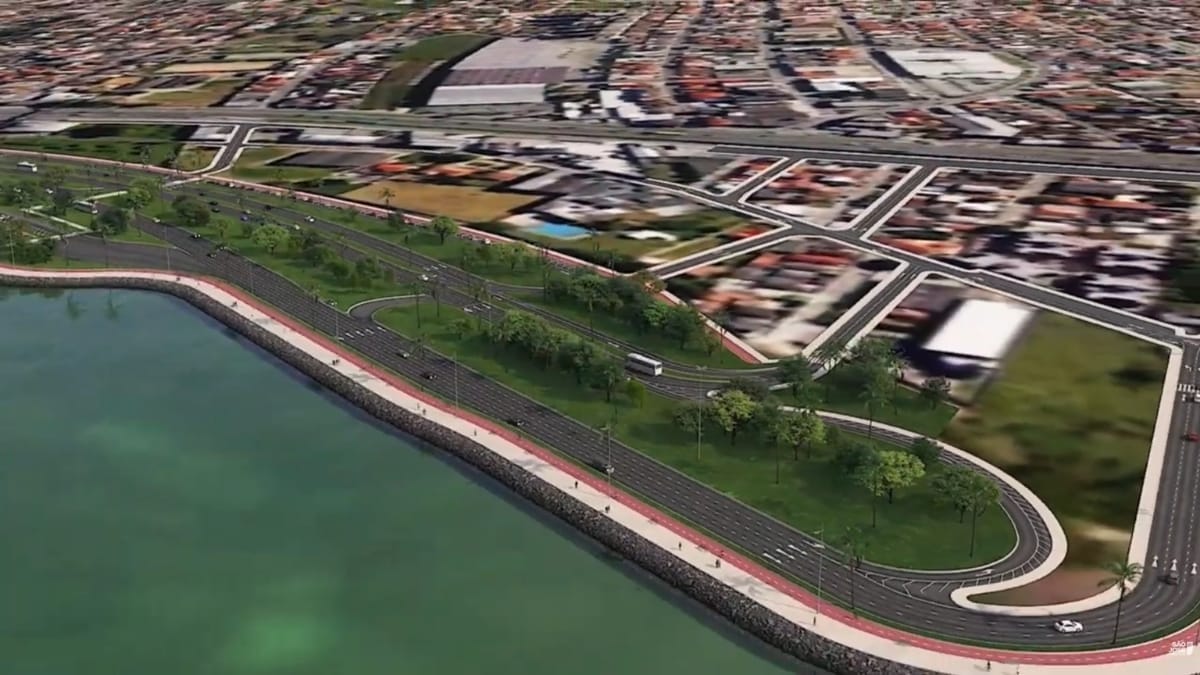 Obra promete transoformar a cidade (Foto: Divulgação, Prefeitura de São José)