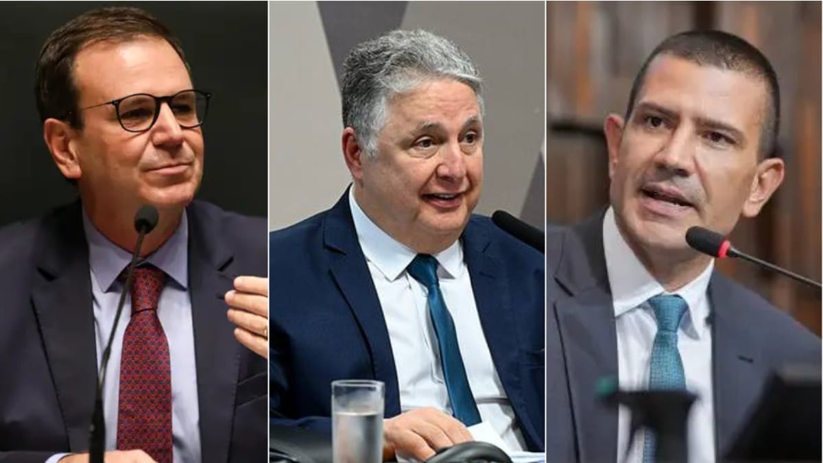 Eduardo Paes x Anthony Garotinho x Douglas Ruas (Foto: Agência Brasil/Agência Senado/Alerj)