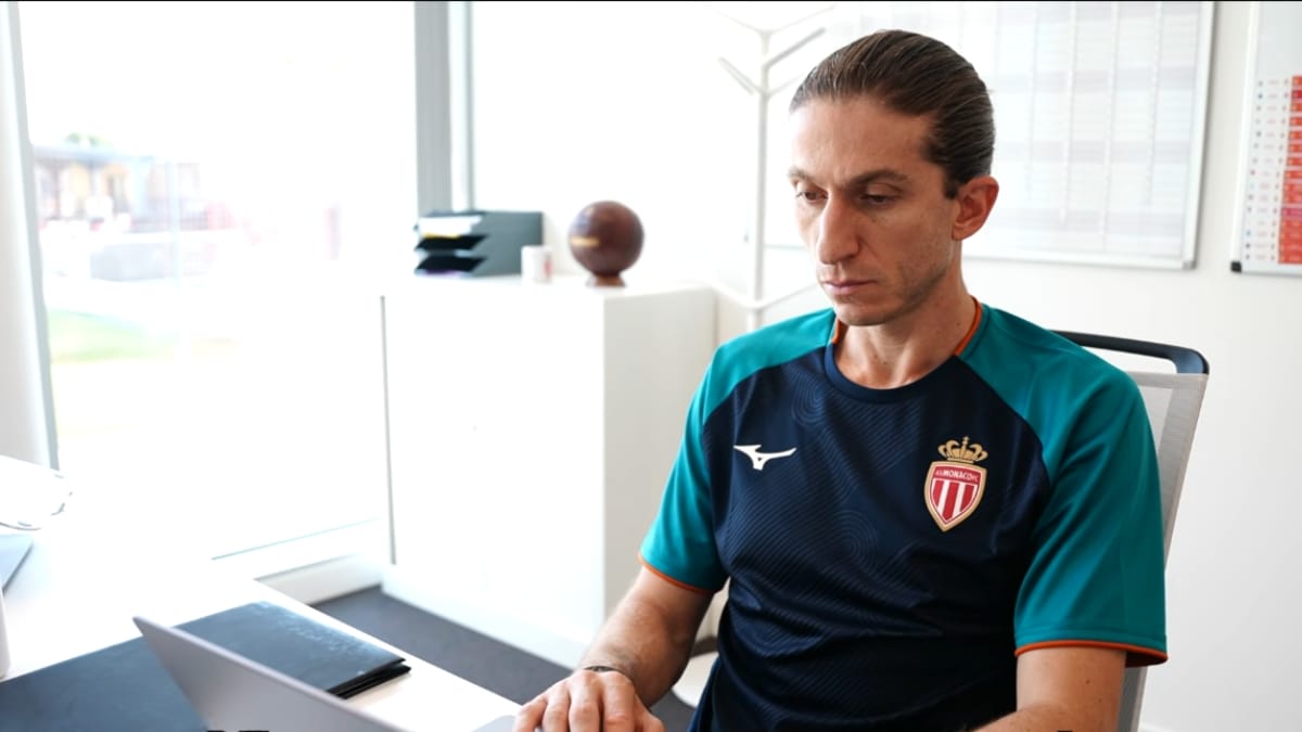 Filipe Luís já foi anunciado como técnico do clube francês (Foto: Monaco, Reprodução, Youtube)
