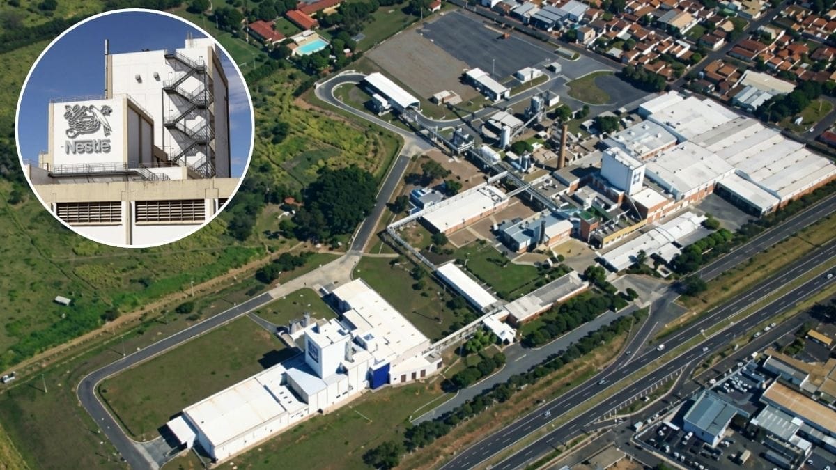 Fábrica da Nestlé em Araçatuba