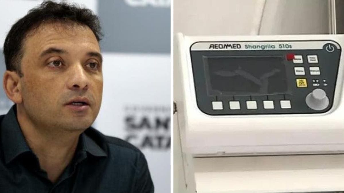 Helton Zeferino, ex-secretário de Saúde, foi um dos condenados a restituir valores em caso dos respiradores (Fotos: Arquivo NSC)