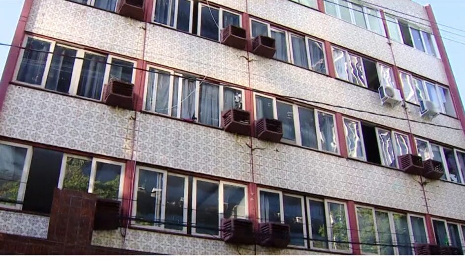 Hotel social será desocupado em Florianópolis (Foto Reprodução, NSC TV)