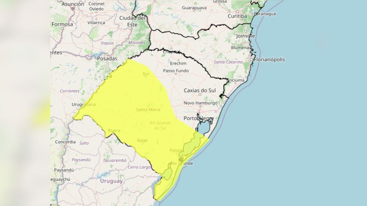 Inmet confirma primeiros efeitos do El Niño no Sul do Brasil e emite alerta de tempestade nos próximos dias (1)