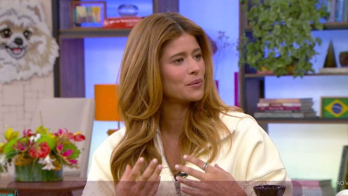 Isadora Cruz conta sobre acidente antes da gravação da aberura do Fantástico