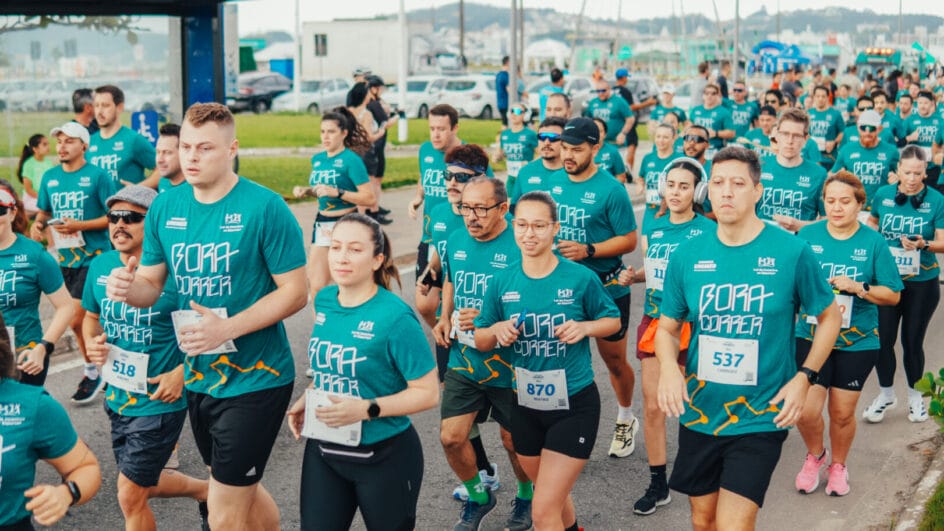 Corredores em uma das etapas da Corrida Unimed / Divulgação/ Unimed Grande Florianópolis