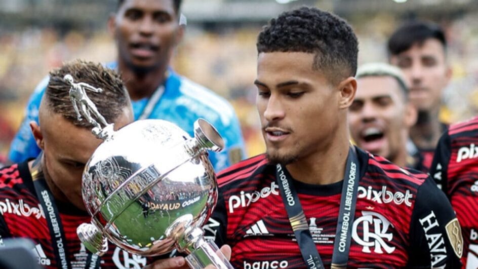 João Gomes foi campeão da Libertadores pelo Flamengo (Foto: Gilvan de Souza, Flamengo)