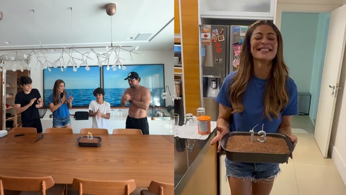 Juliana Paes abre álbum de fotos da comemoração do aniversário do filho Antônio