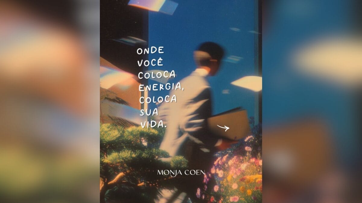 mensagem monja coen