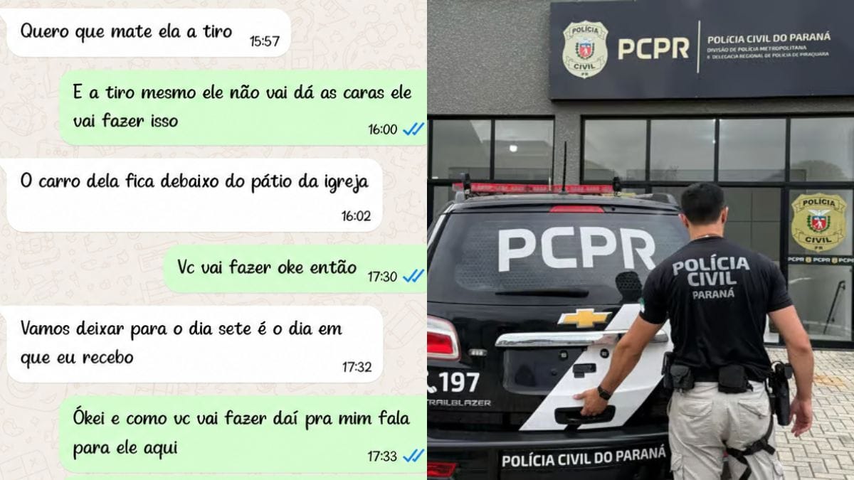Mensagens levam adolescente a denunciar a própria mãe e impedir suposto plano para assassinar servidora no PR