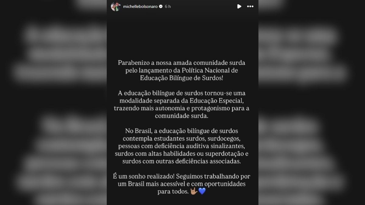 Michelle elogia programa do governo Lula em novo capítulo do conflito com Flávio Bolsonaro