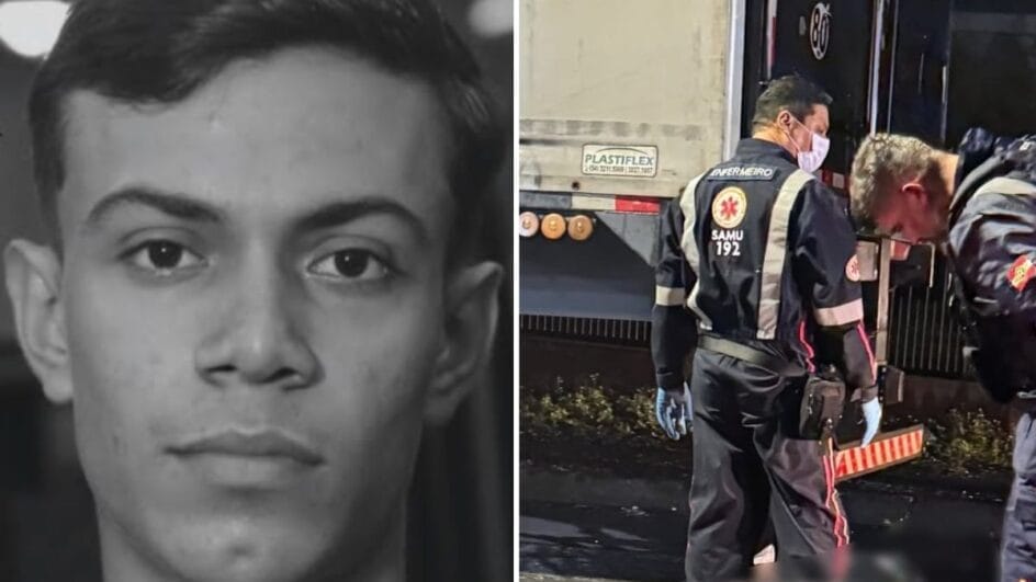 Motociclista que morreu após bater em caminhão parado trabalhava em academia de Joinville “Meu amor”