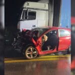 Motorista morre após ficar preso em veículo em batida violenta na BR-282  em SC