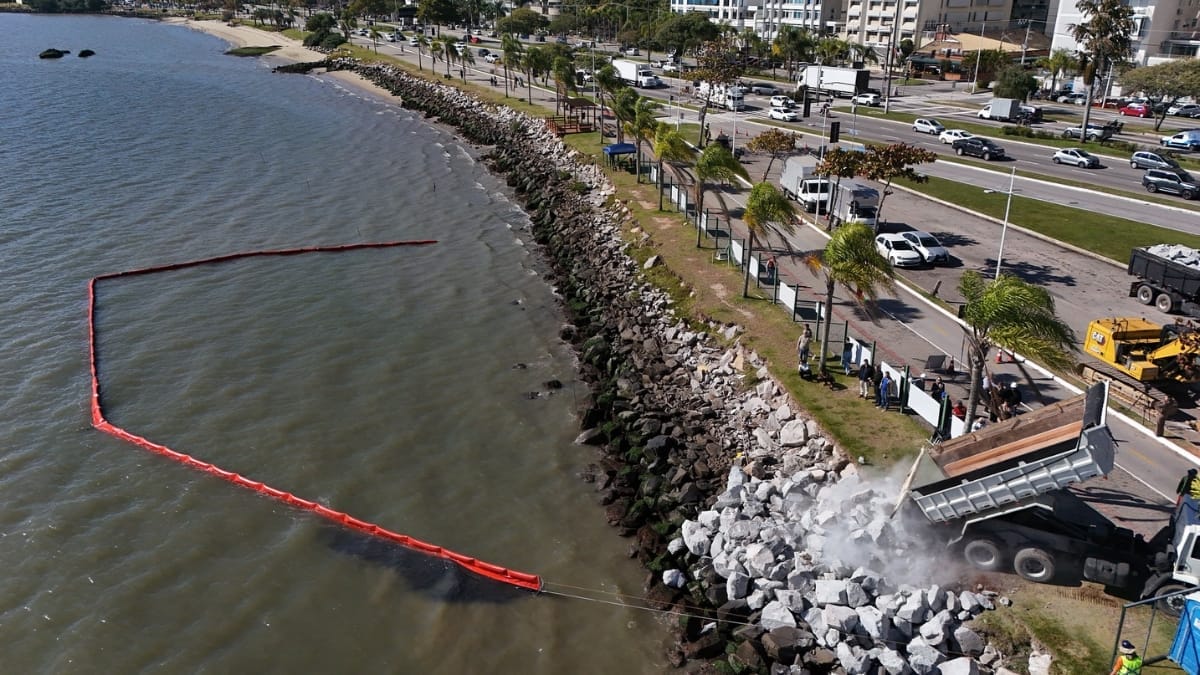 Obras da Marina da Beira-Mar Norte (Foto Divulgação, PMF)