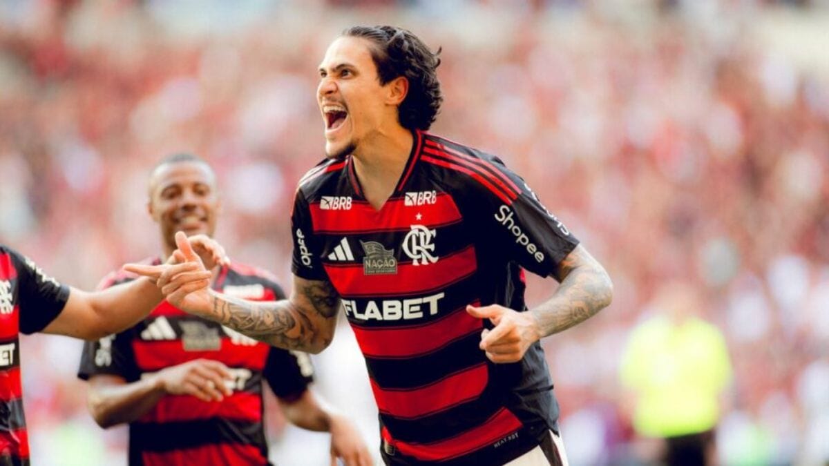 Pedro em ação no Flamengo