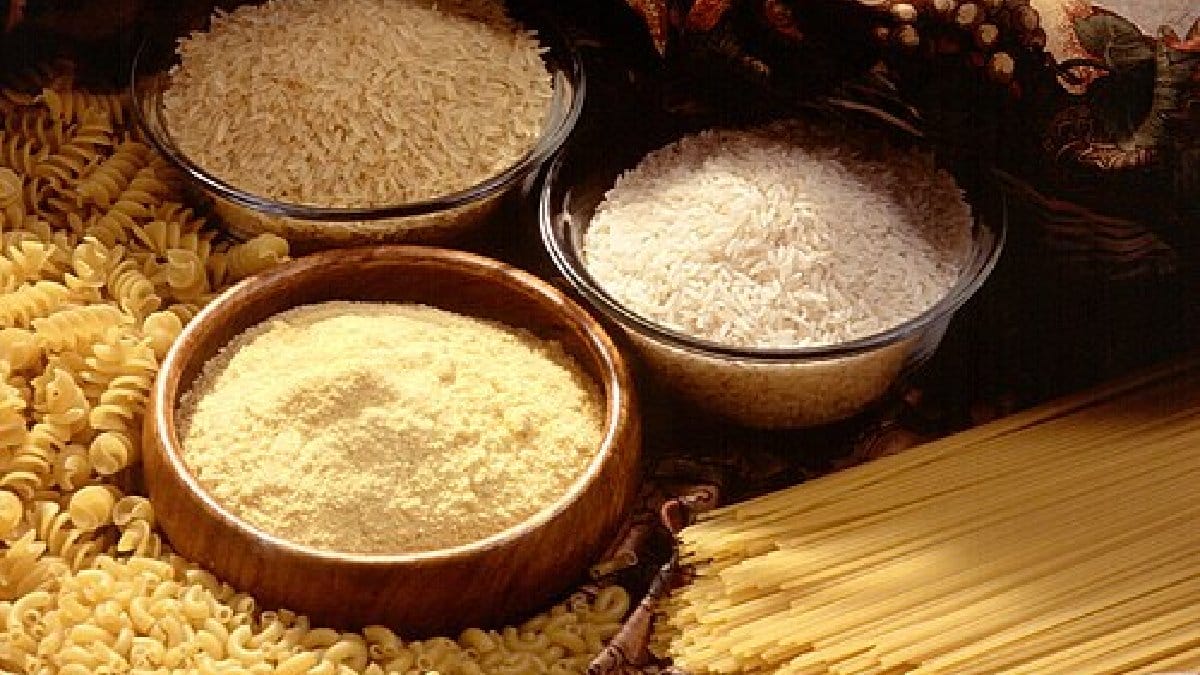 Carboidratos estão em alimentos como pão, arroz, milho e massas, usados pelo corpo como fonte de energia (Foto: Scott Bauer / Wikimedia Commons)