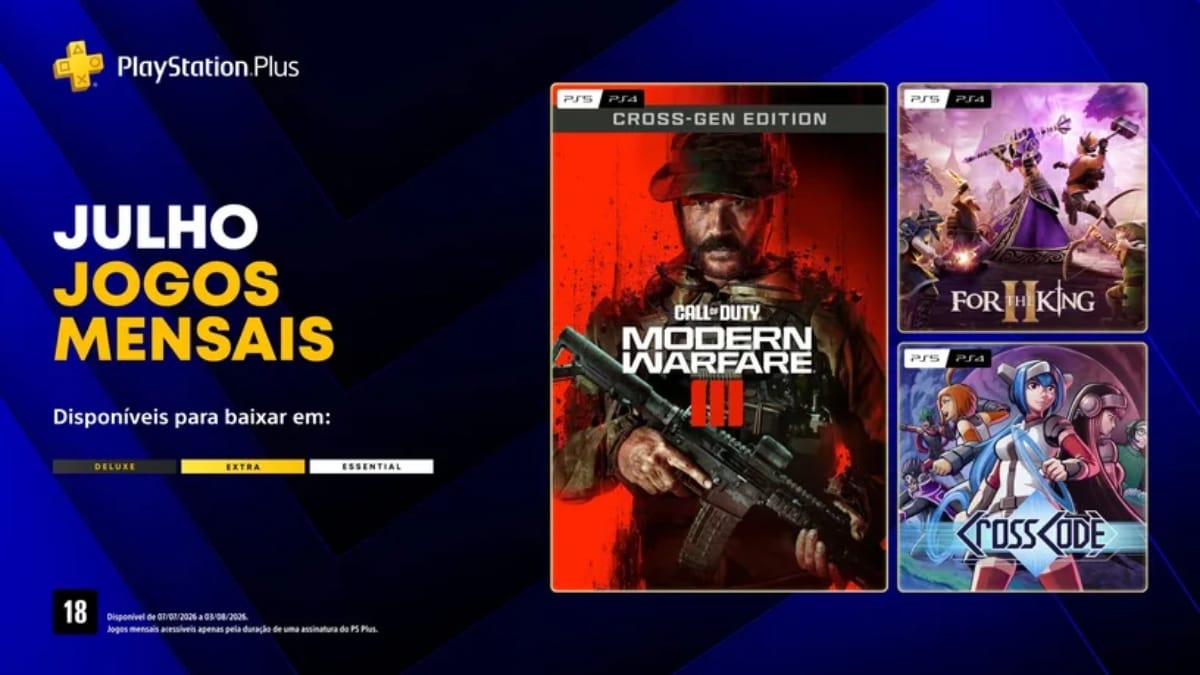 Jogos da PlayStation Plus foram revelados pela Sony (Foto: Playstation, Reprodução)