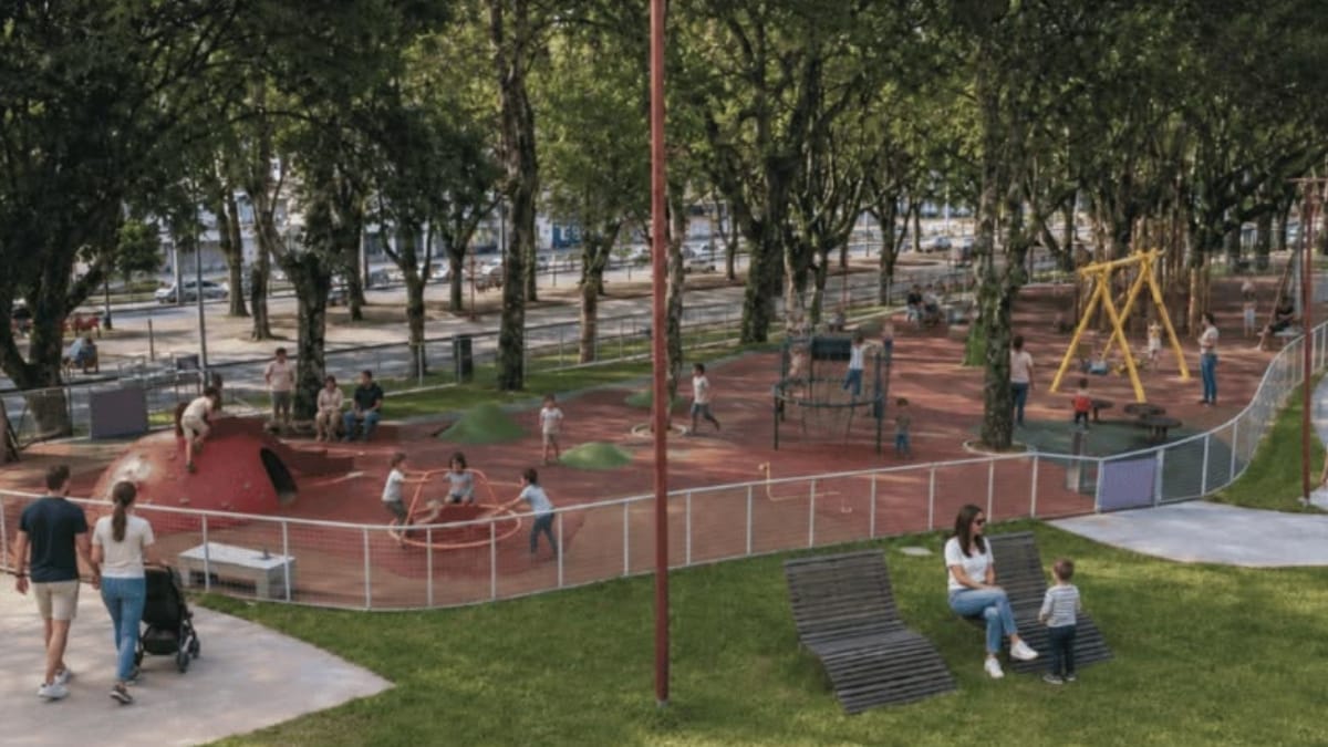 Playground e espaço de convivência (Foto: Divulgação, Dimas Construções)