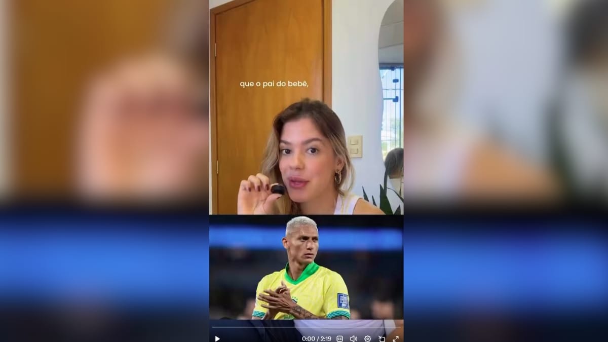 Post da advogada sobre a briga na justiça entre Richarlison e Flávio Bolsonaro (Foto Reprodução, Redes Sociais)
