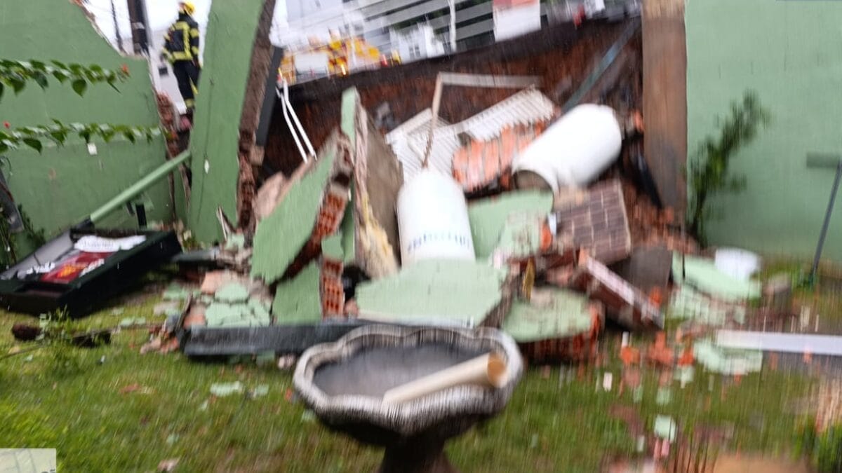 Prédio comercial é interditado por risco de explosão de gás e colapso estrutural em SC