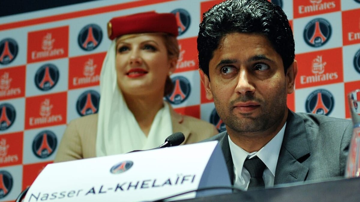 Nasser Al-Khelaifi, presidente do Paris Saint-Germain (Foto: Christophe Pelletier, Wikimedia Commons)