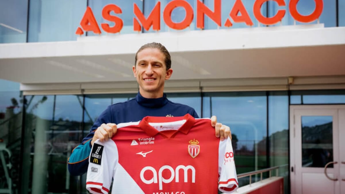 Filipe Luís foi apresentado como novo técnico do Monaco (Foto: AS Monaco, Divulgação)