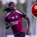 Após treinar no CT do Corinthians, atacante Rafael Leão revela desejo de jogar pelo Flamengo: “Me identifico muito com a cultura”