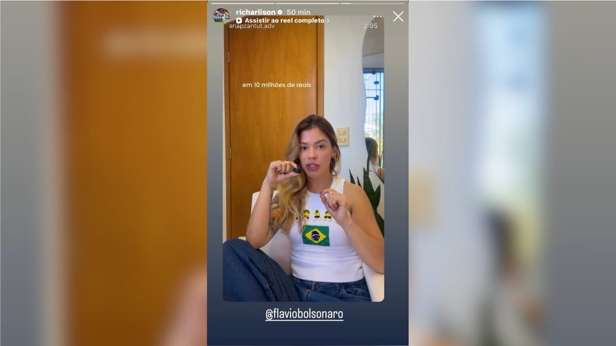 Richarlison desabafa sobre briga na justiça com Flávio Bolsonaro (Foto Reprodução, Redes Sociais)