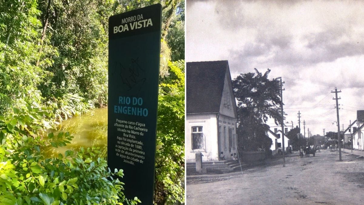 Rio do Engenho, primeiro ponto de captação de água em Joinville