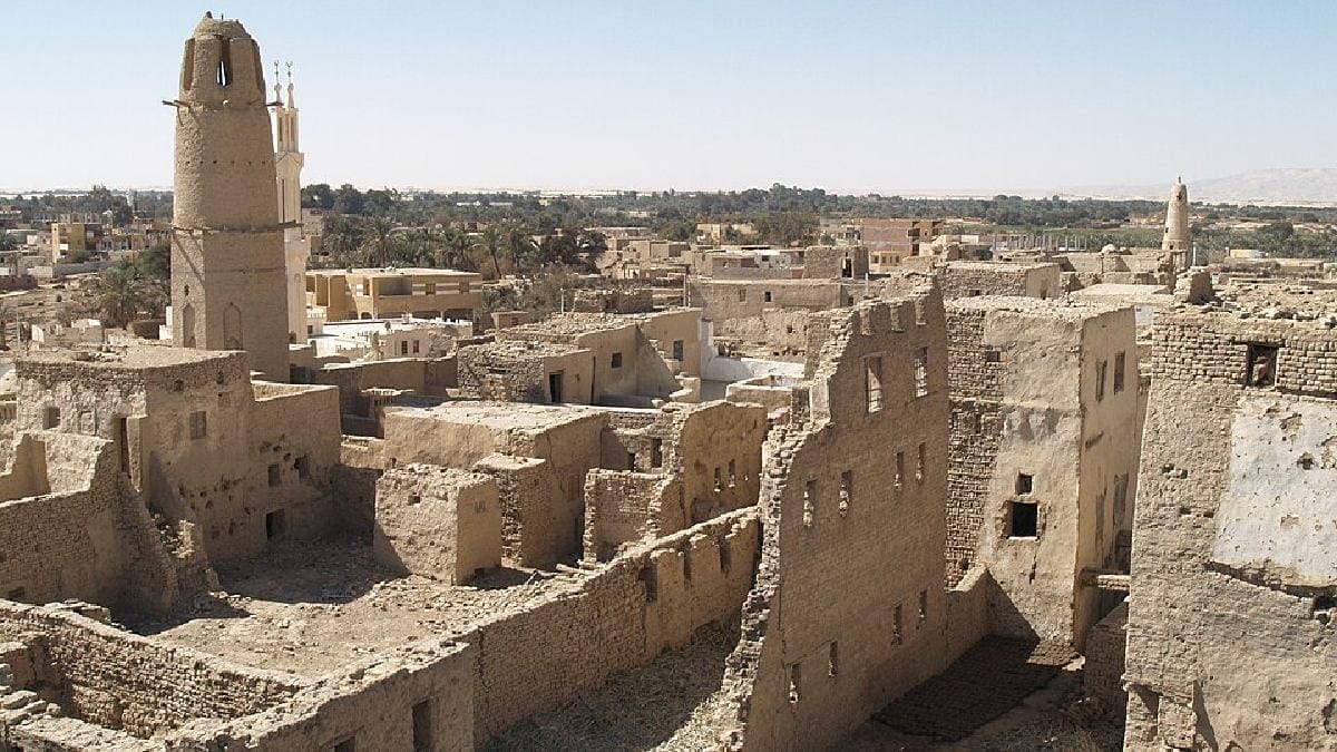 Esse desenho urbano mostra um alto grau de planejamento urbano (Foto: NYU Excavations at Amheida / Wikimedia Commons)
