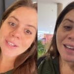 Tati Machado brinca sobre a gravidez e agradece pela torcida: “Daqui a pouco eu to comprando roupa para gêmeos”