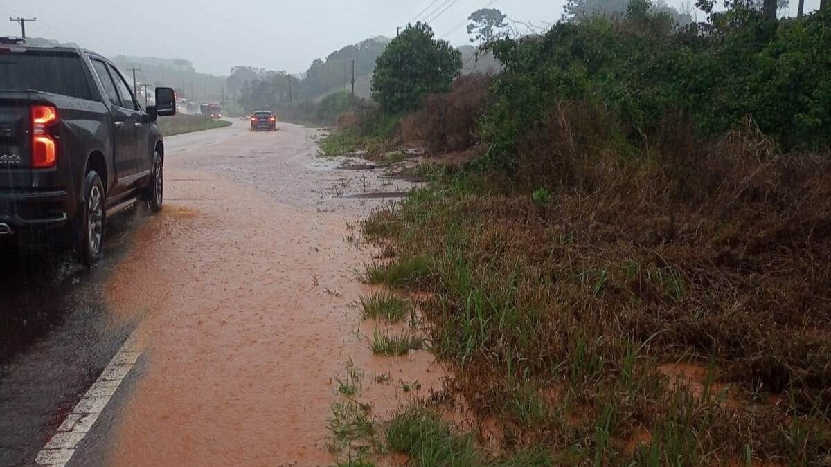 Trecho da SC-480 em Xanxerê